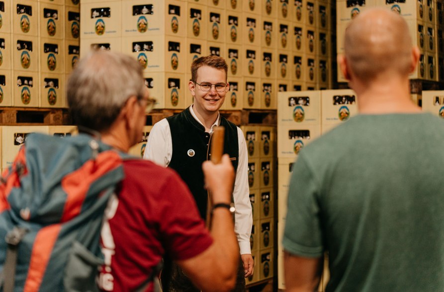 F&uuml;hrung bei Br&auml;u im Moos auf der Bierwallfahrt, &copy; Inn-Salzach Tourismus