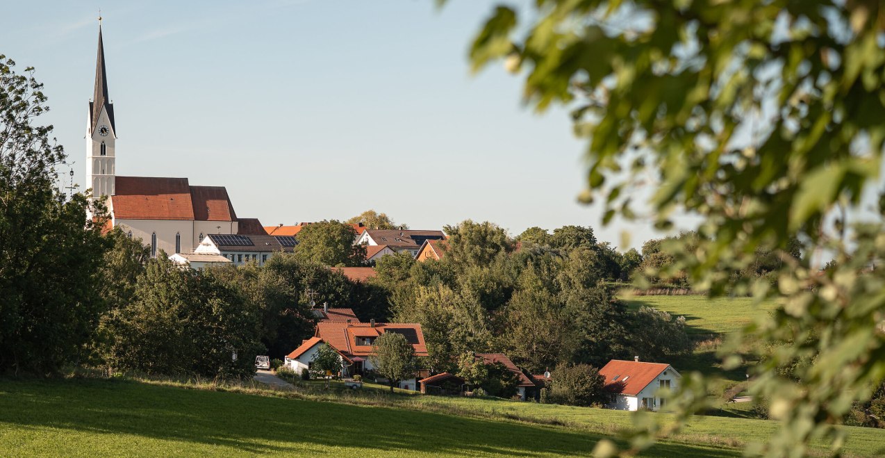 Luftaufnahme Gemeinde Lohkirchen, Landkreis Mühldorf a. Inn, © Inn-Salzach Tourismus