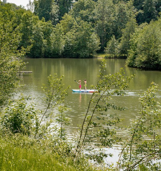 SUP am Badesee Hochm&uuml;hl, &copy; Inn-Salzach Tourismus