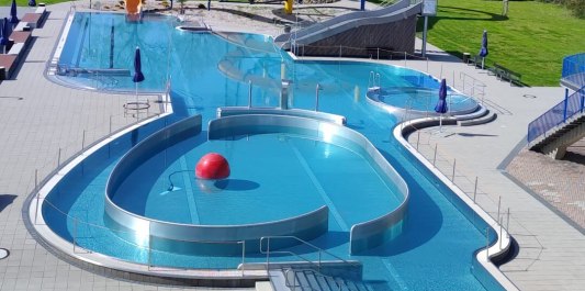 Anlage des Freibads Burgkirchen a. d. Alz, &copy; Gemeinde Burgkirchen a. d. Alz