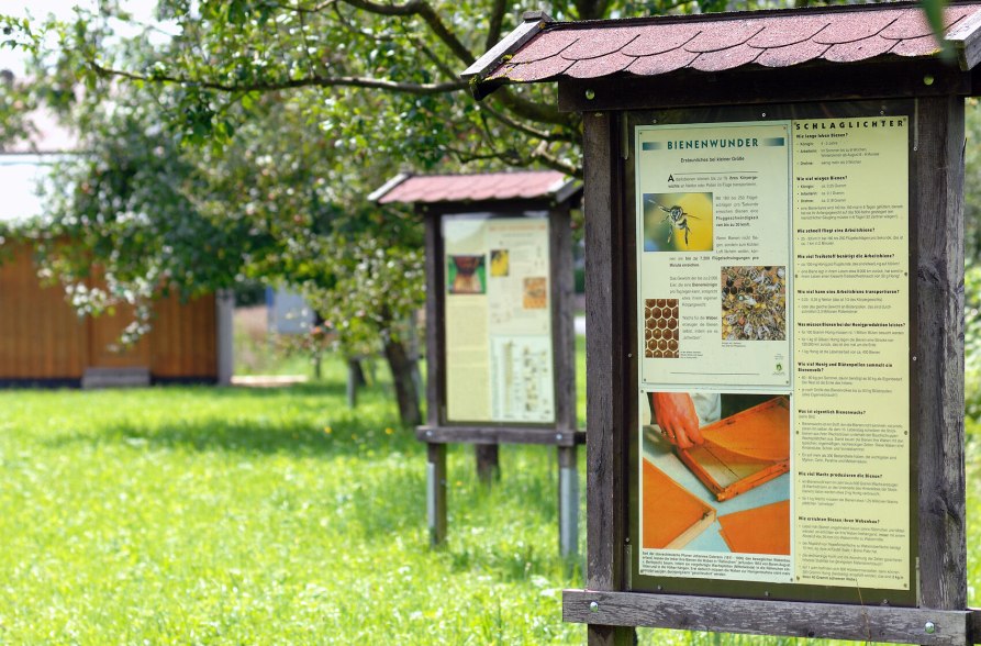 Lehrtafeln Imkerlehrpfad Marktl, © Inn-Salzach Tourismus
