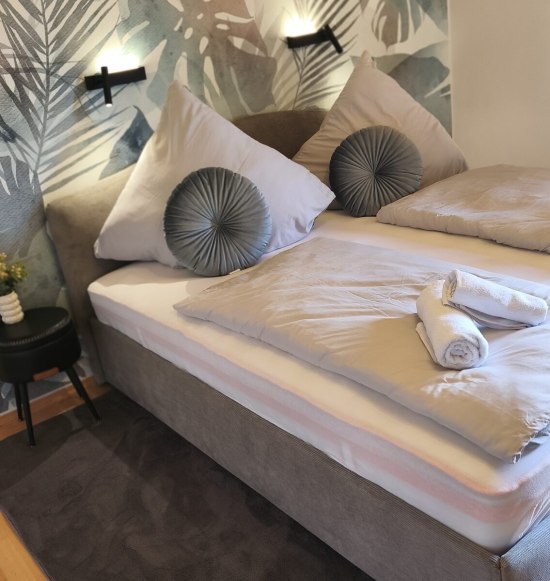 Doppelbett Burgperle Haus 113, &copy; Haus 113