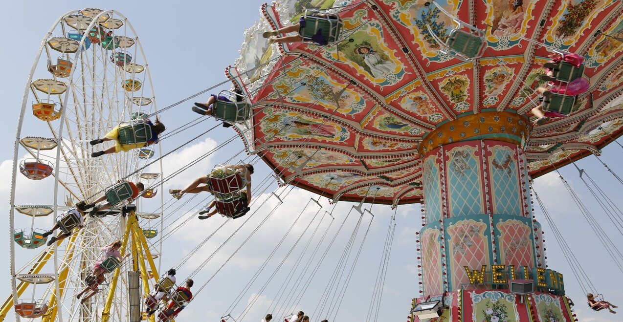 Kettenkarusell Volksfest Waldkraiburg, © Stadt Waldkraiburg