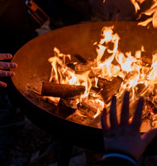 Adventmarkt Obertaufkirchen Feuerstelle, &copy; Inn-Salzach Tourismus