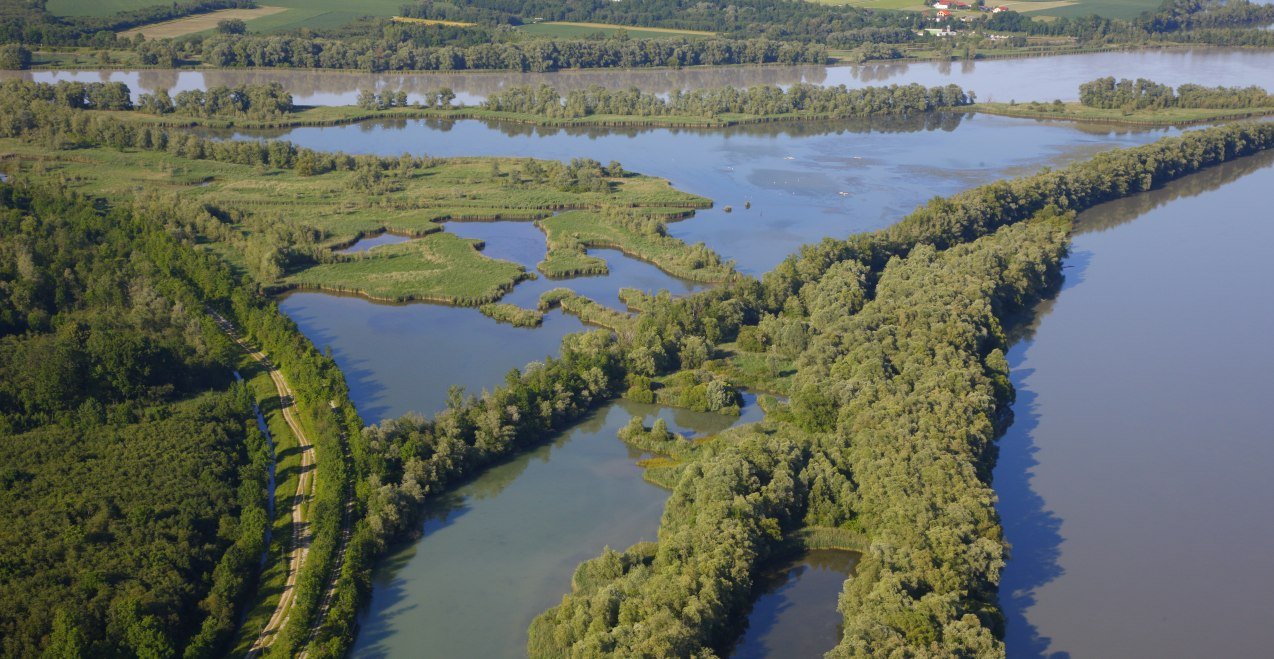 Europareservat "Unterer Inn" Luftbild, &copy; Heiner Heine