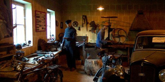 Historische Landmschinen, © Simon Maier