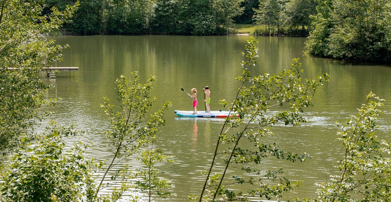 SUP am Badesee Hochm&uuml;hl, &copy; Inn-Salzach Tourismus