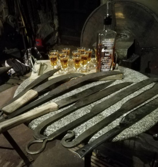 Hammerschmiede Sax-Messer, &copy; Hammerschmiede Burghausen