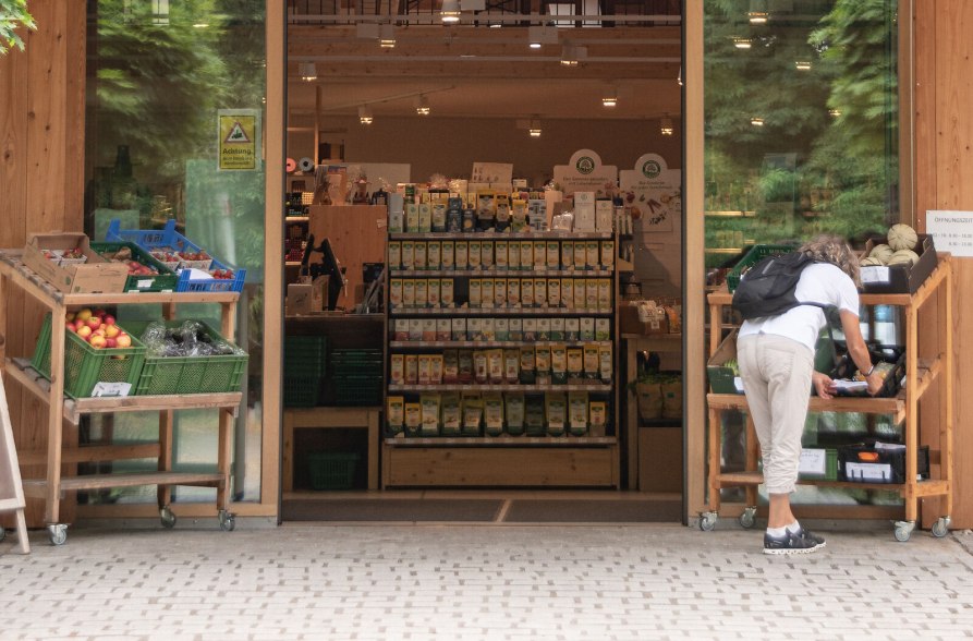 Blick in den Bruckmayer Mühlenladen, © Inn-Salzach Tourismus