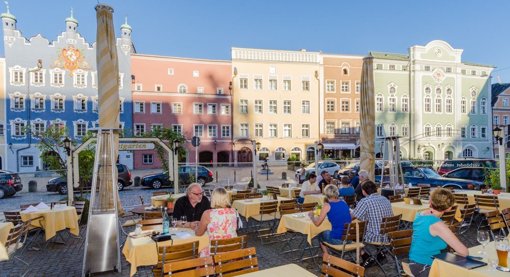 Biergarten_Hotel Post- Burghausen