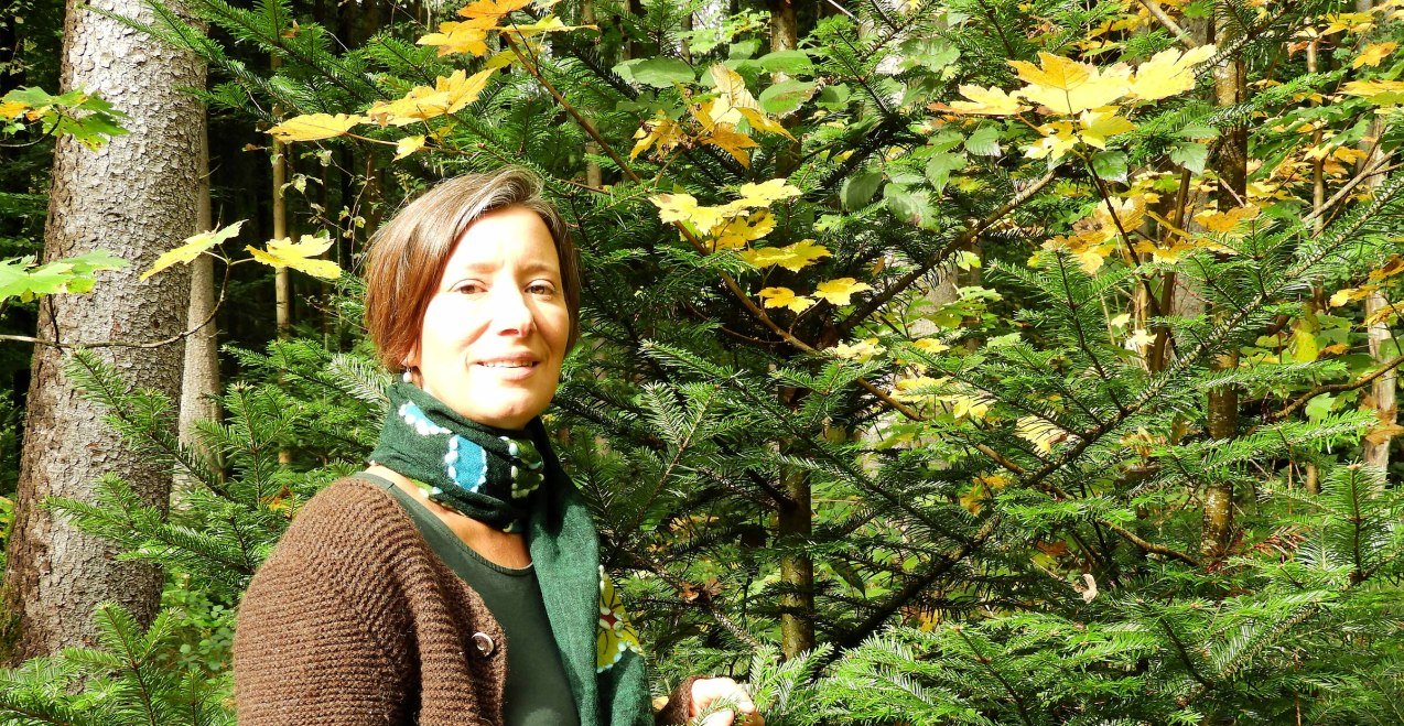 Liebgard Wessiak im Wald, © Liebgard Wessiak