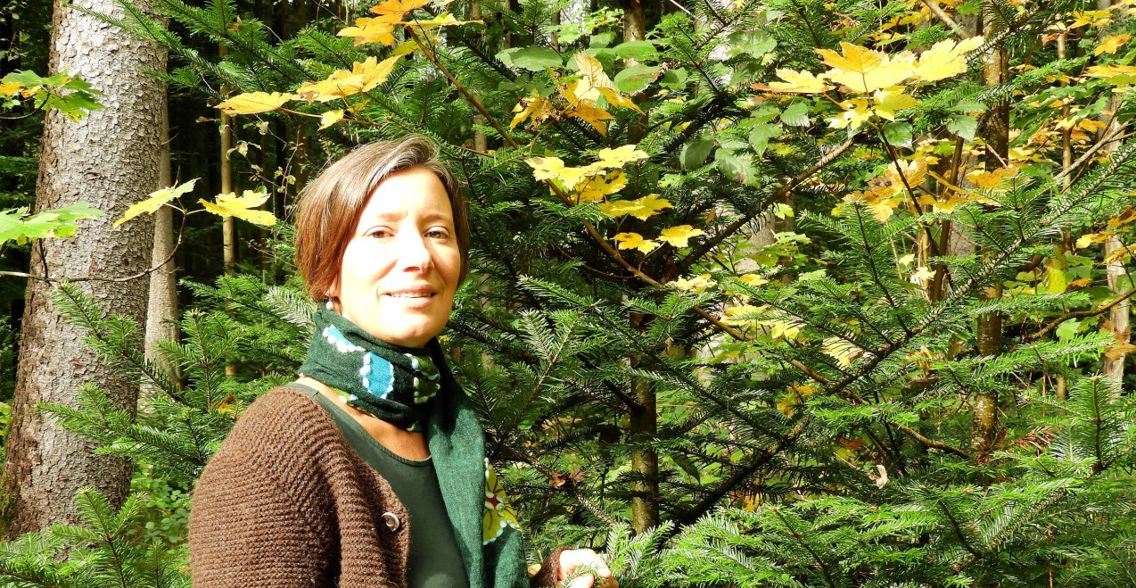 Liebgard Wessiak im Wald, © Liebgard Wessiak