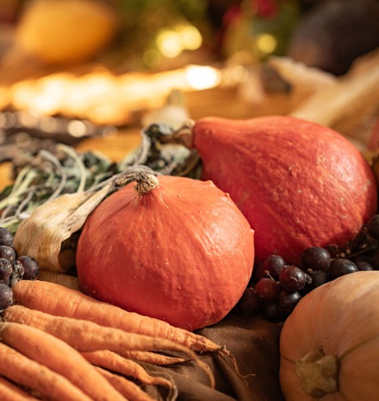 K&uuml;rbis und weiteres Gem&uuml;se und Obst, &copy; Inn-Salzach Tourismus