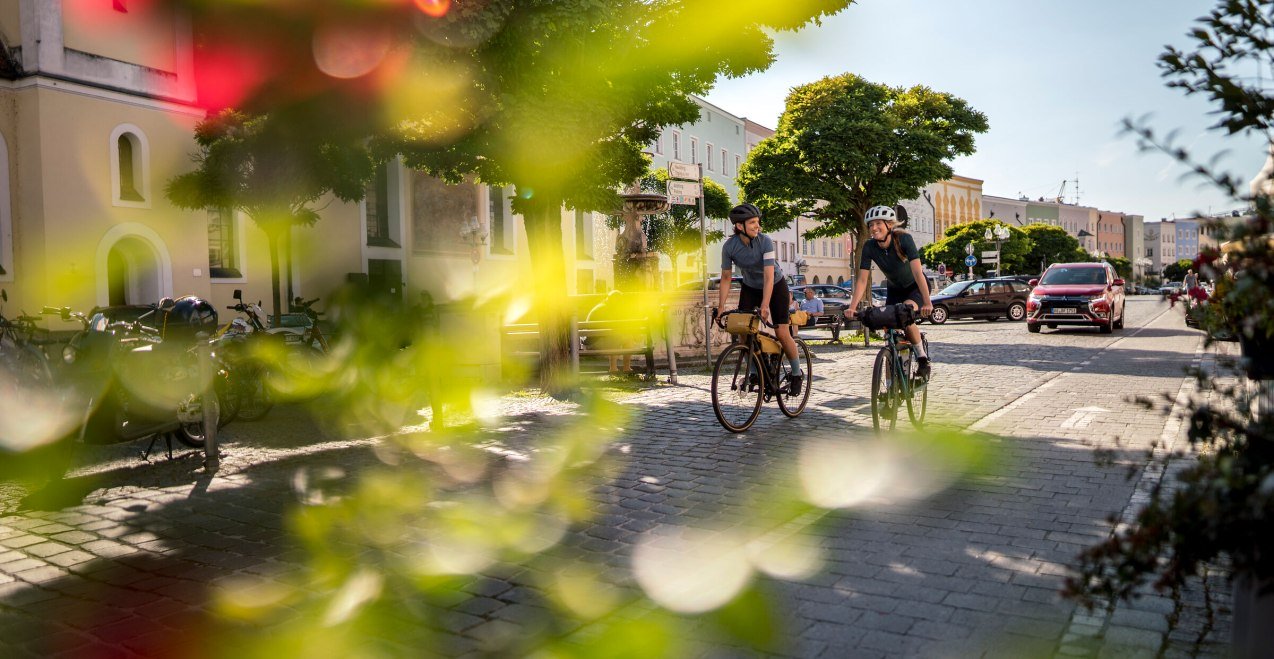 Radfahrer Mühldorf, © Julian Rohn