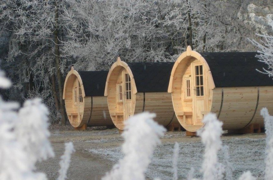 Im Loanerland am Erlensee oder Loaner See lässt es sich auch ungewöhnlich übernachten., © &quot;Freizeit Camping Lain am See&quot; Betriebs GmbH