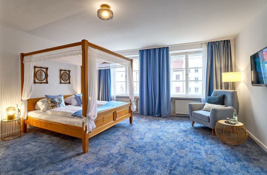 Doppelzimmer Hotel zur Krone Neuötting, © Phil Vetter