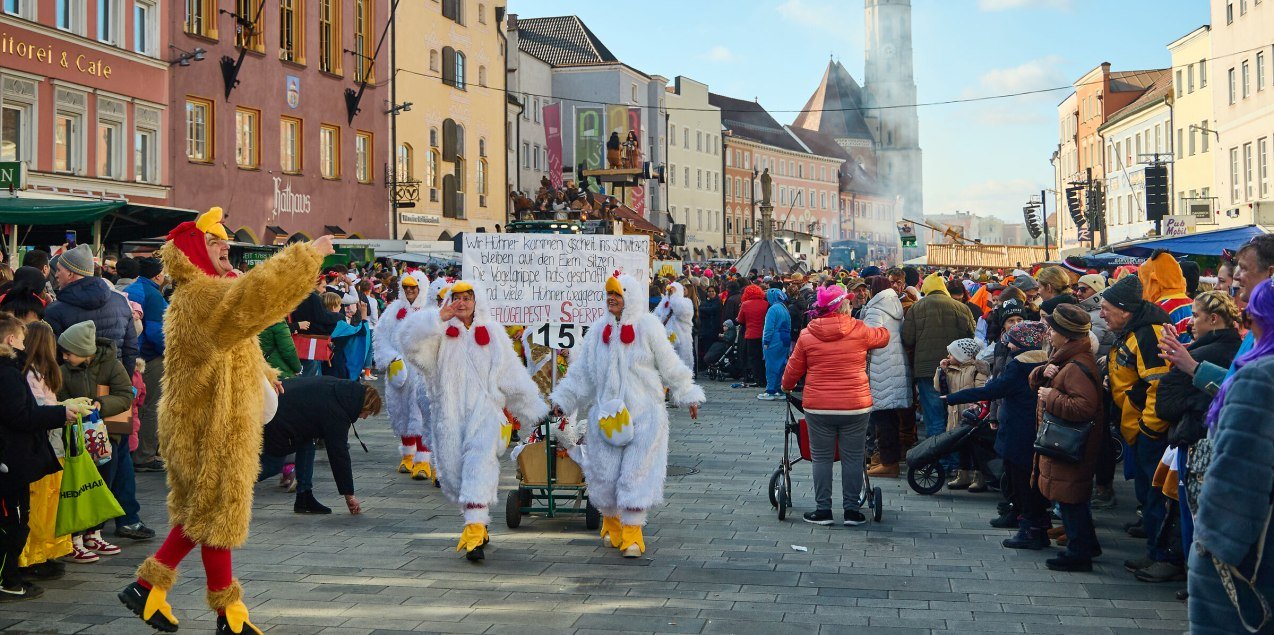 Faschingsgruppe Neuötting Gaudiwurm, © Inn-Salzach Tourismus