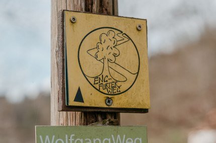 Schild Engfurter Weg, &copy; Inn-Salzach Tourismus