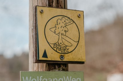 Schild Engfurter Weg, &copy; Inn-Salzach Tourismus