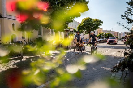 Radfahrer Mühldorf, © Julian Rohn
