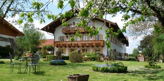 Garten des Frailhofs bei Taufkirchen, © Frailhof