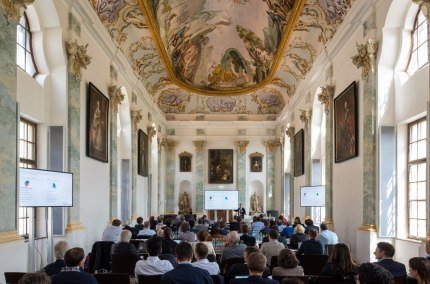 Festsaal des TUM Akademiezenturm Raitenhaslach, © TU Muenchen (Astrid Eckert)