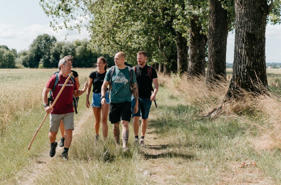 Wandergruppe bei der Bierwallfahrt, &copy; Inn-Salzach Tourismus