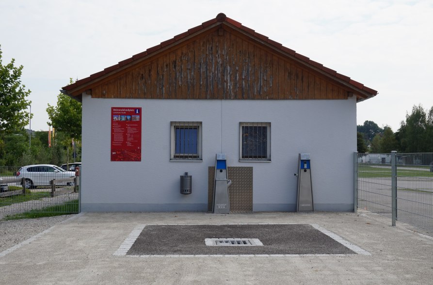 Ausstattung Wohnmobilstellplatz Neuötting, © Stadt Neuötting