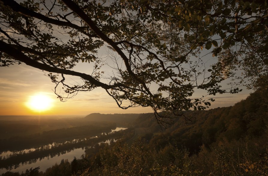 Sonnenuntergang bei der Marktler Aussicht , © Inn-Salzach Tourismus 