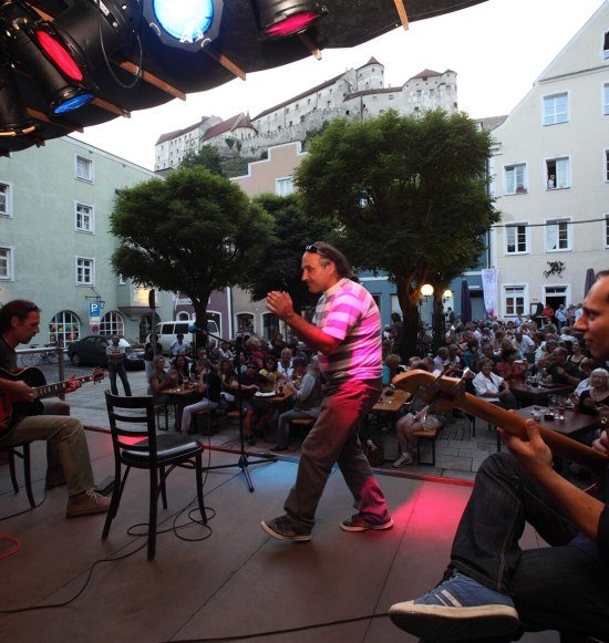 Musiker bei Jazz am Bichl in Burgahausen, © Burghauser Touristik GmbH