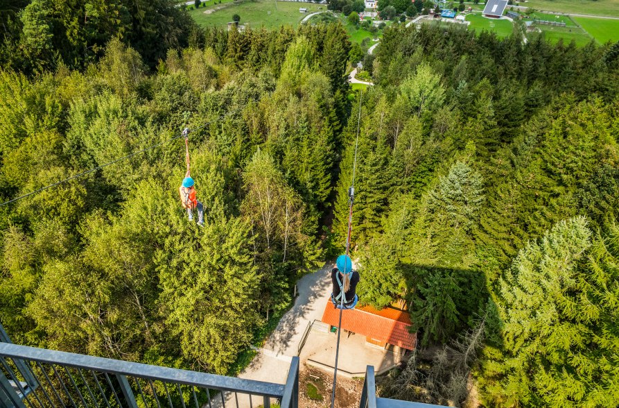 Flying Fox, © Inn-Salzach Tourismus