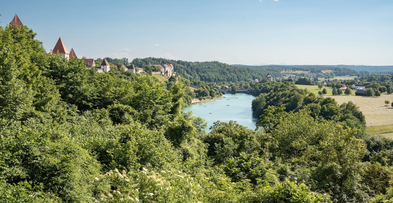 W&ouml;hrsee Burghausenm im Sommer, &copy; Inn-Salzach Tourismus