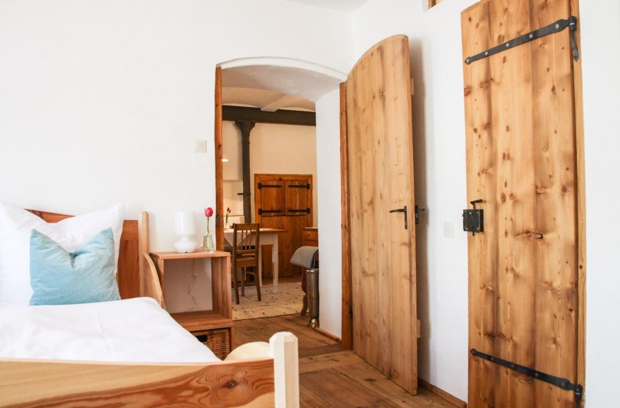 Schlafzimmer, © Biohof Pürten