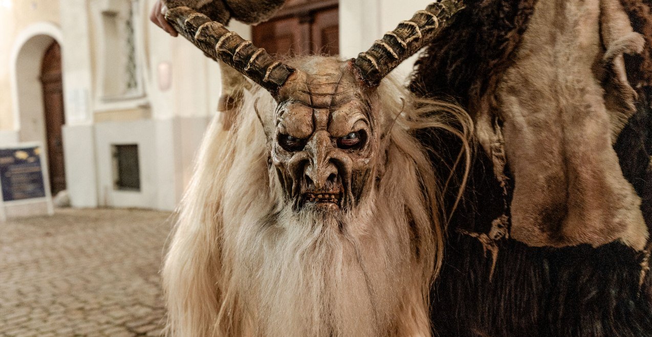 Perchtenmaske, © Inn-Salzach Tourismus