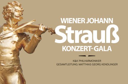 Werbeposter für die Wiener Johann Strauß Konzert-Gala, © DaCapo Musikmarketing GmbH