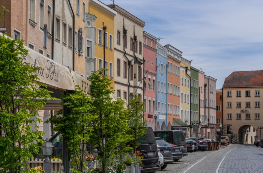 M&uuml;hldorf a. Inn - H&auml;user am Stadtplatz