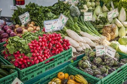 Gemüse vom Bauernmarkt, regionale Produkte, © Inn-Salzach Tourismus