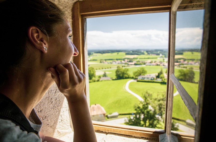 Aussicht vom Schlossturm Haag i. OB, &copy; Wolfgang Gassner
