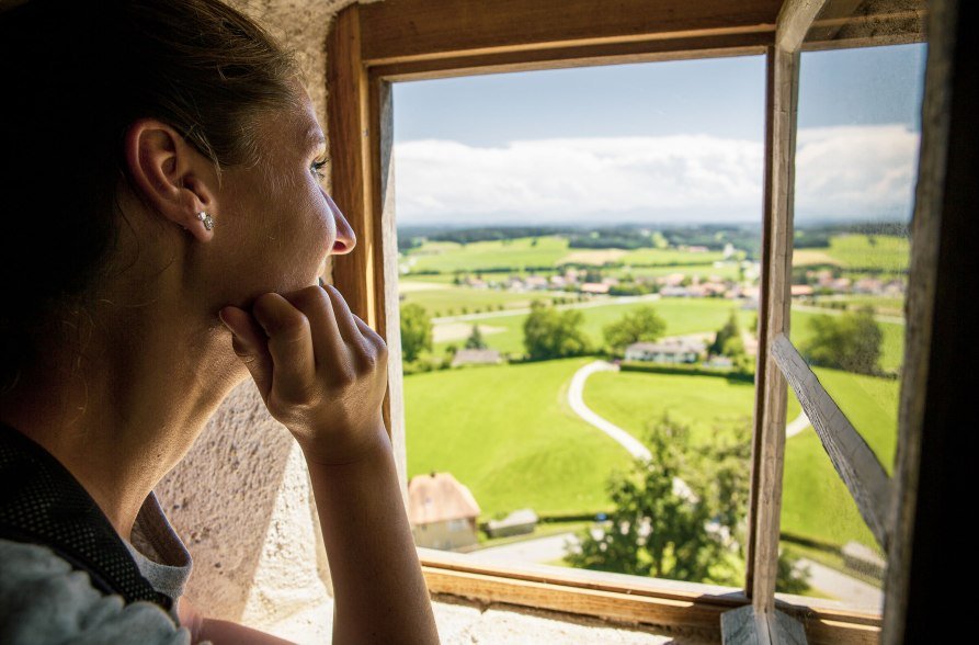 Aussicht vom Schlossturm Haag i. OB, © Wolfgang Gassner