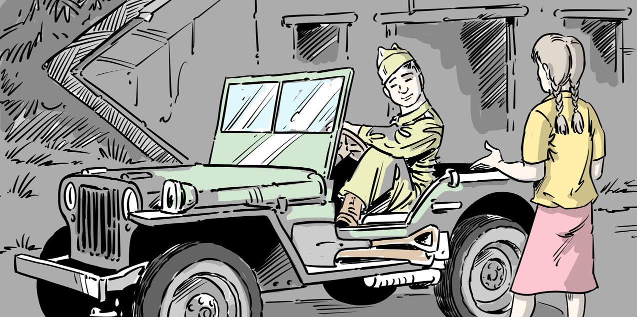 Maja und Soldat
