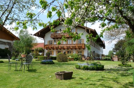 Garten des Frailhofs bei Taufkirchen, © Frailhof
