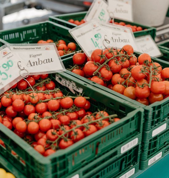 Tomaten in Kisten, © Inn-Salzach Tourismus