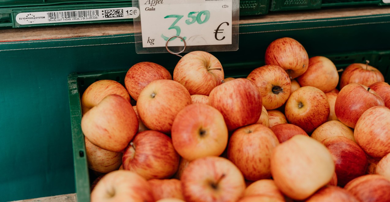Äpfel vom Markt, © Inn-Salzach Tourismsu