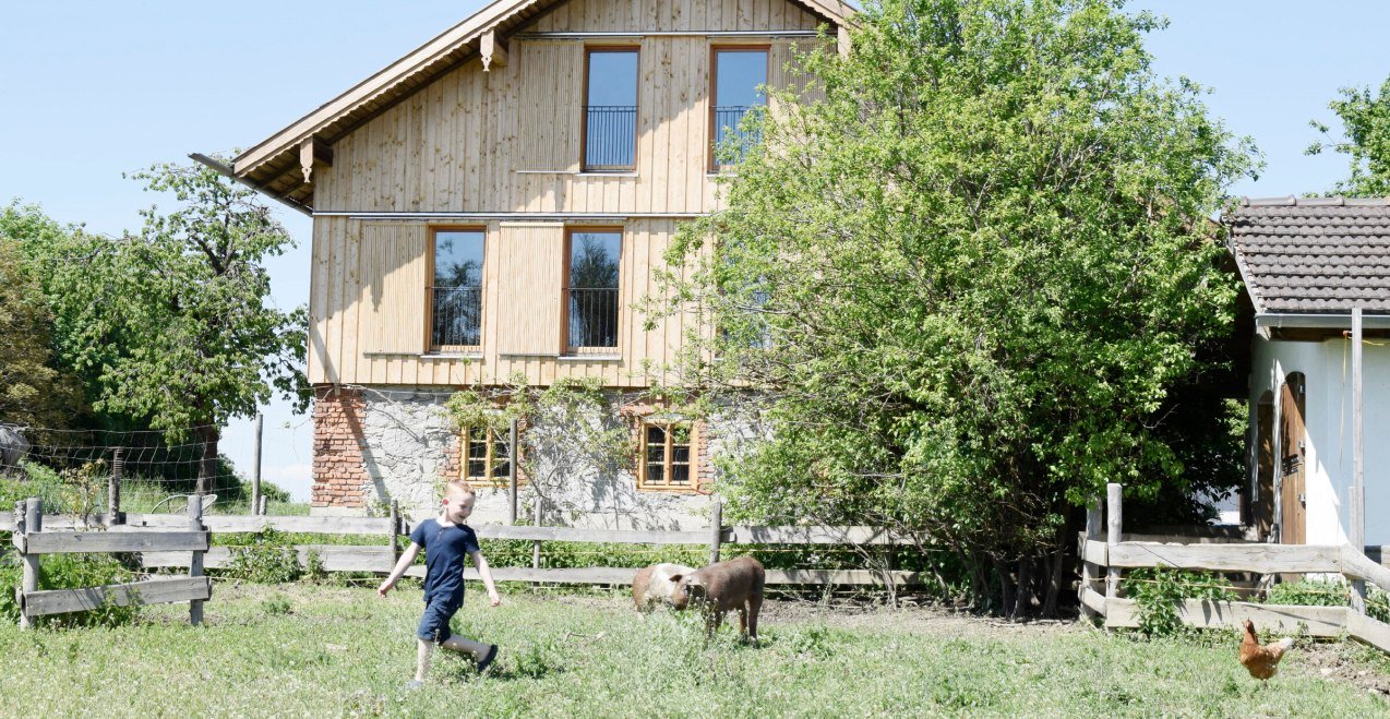 Außenansicht Zimmer Ferienhof Forstmoar, © Ferienhof Forstmoar