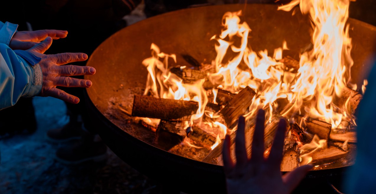 Adventmarkt Obertaufkirchen Feuerstelle, &copy; Inn-Salzach Tourismus