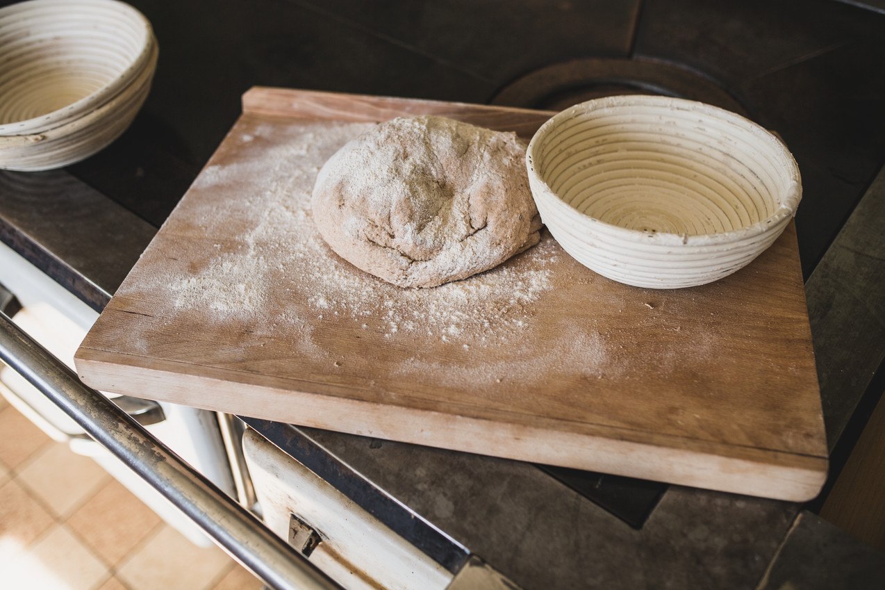 Brotteig beim Brotbacken bei Familie Maier in Gallenbach, © Inn-Salzach Tourismus