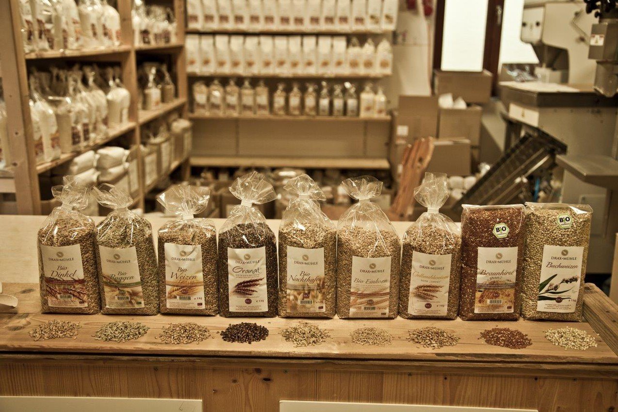 Produkte der Drax-Mühle