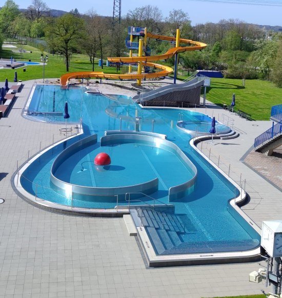 Anlage des Freibads Burgkirchen a. d. Alz, &copy; Gemeinde Burgkirchen a. d. Alz