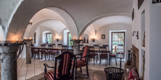 Das Chuntz (ein alter Stall) im Gut Hellhof in Aschau am Inn