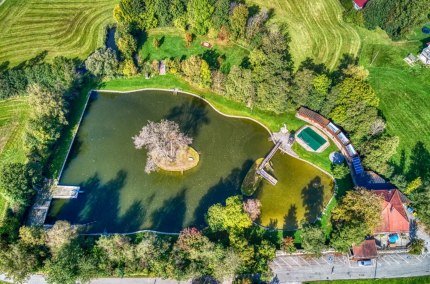 Luftbild Naturbad Haag, © Uli Hoffmann